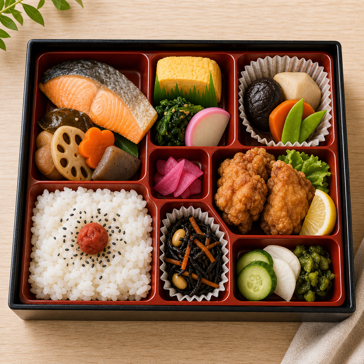 幕の内弁当のカロリーと栄養成分