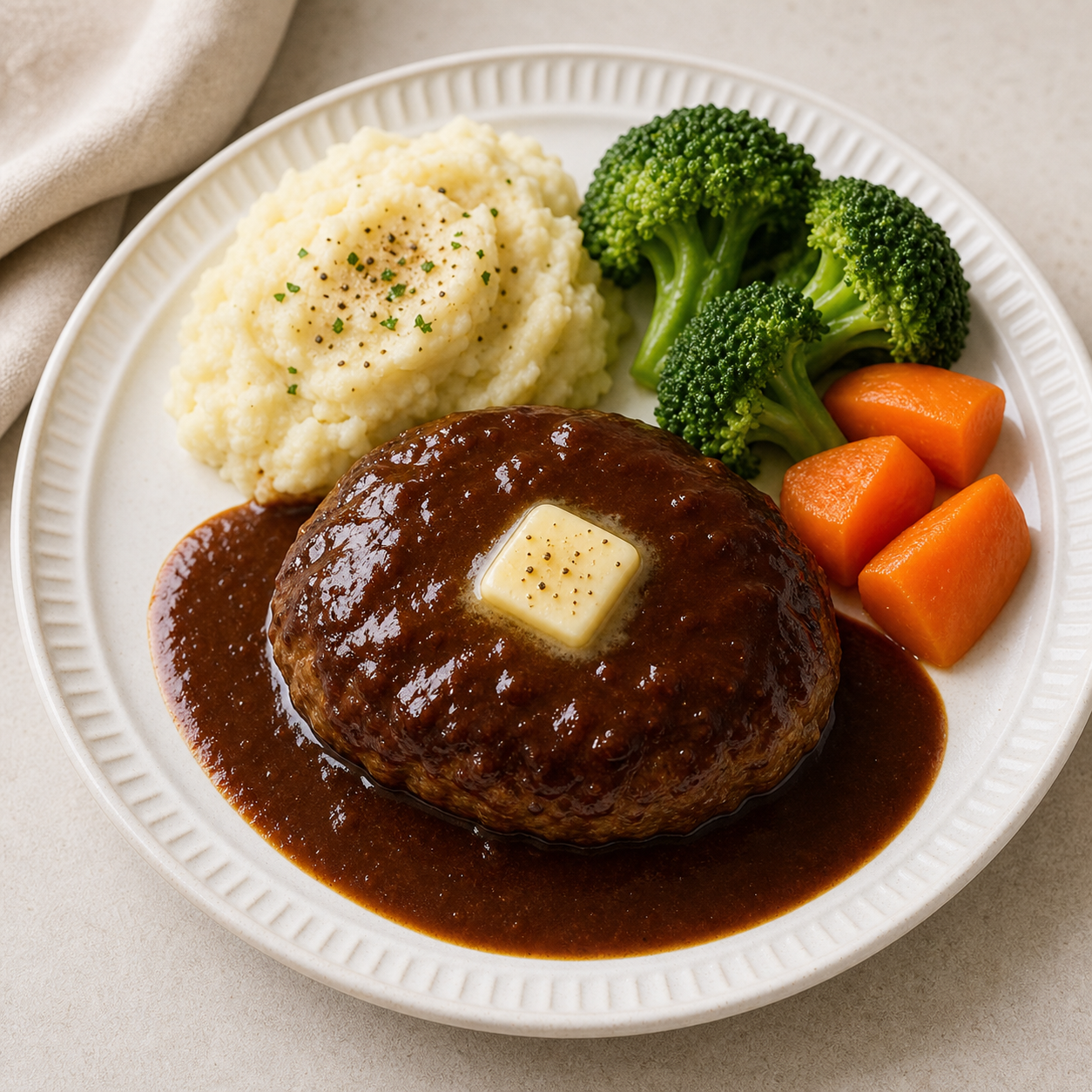 ハンバーグのカロリーと糖質