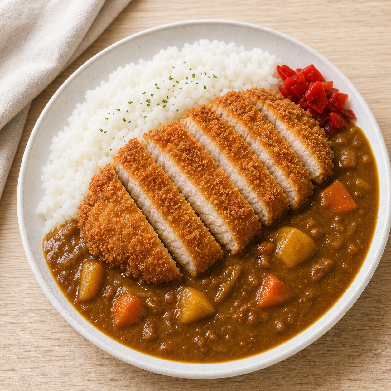 カツカレー 1皿