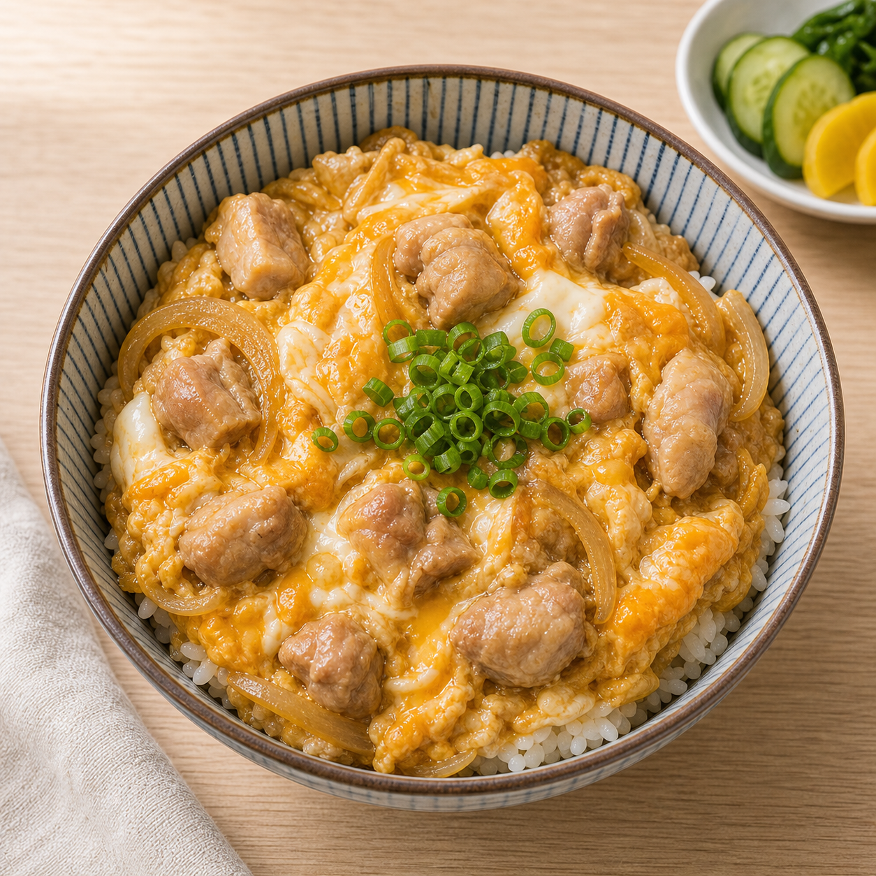 ふわとろ卵と鶏肉がのった親子丼