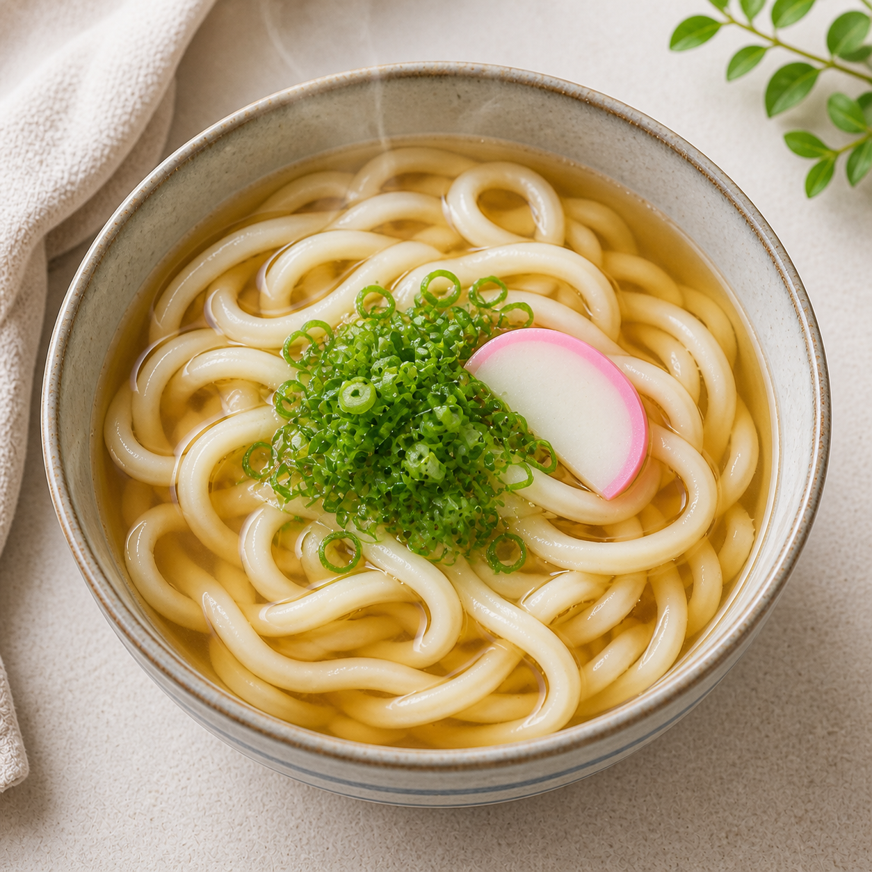 かけうどんの1杯